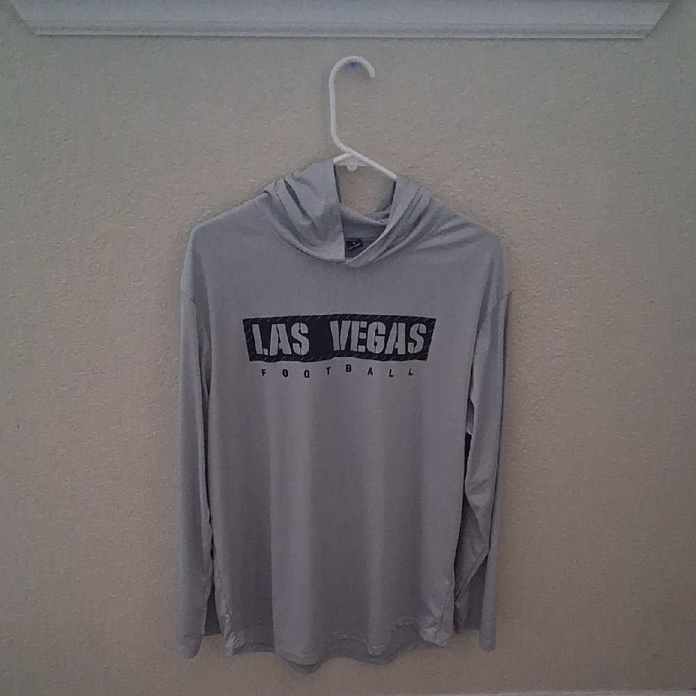 Gray Las Vegas Football Hoodie